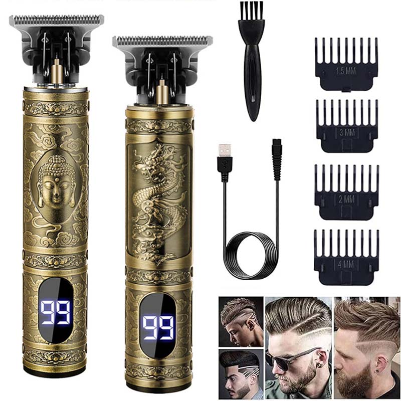 Mens Vintage Grooming Kit - New Hair Clipper For Men's Beard