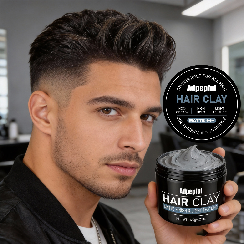 Pomade Hair Clay - Matte Finish Hair Clay 120g Non