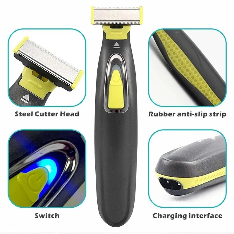 Portable USB Charging Electric - đánh giá và giá Men Grooming Armpit Hair