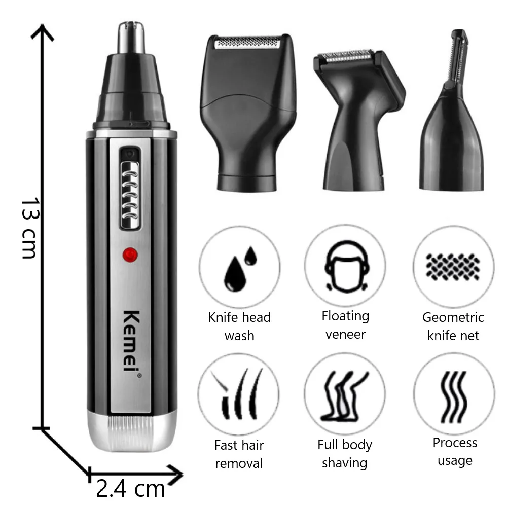 Kemei 4 in 1 trimmer for men E - đánh giá và giá Men'S Grooming Electric Trimmer