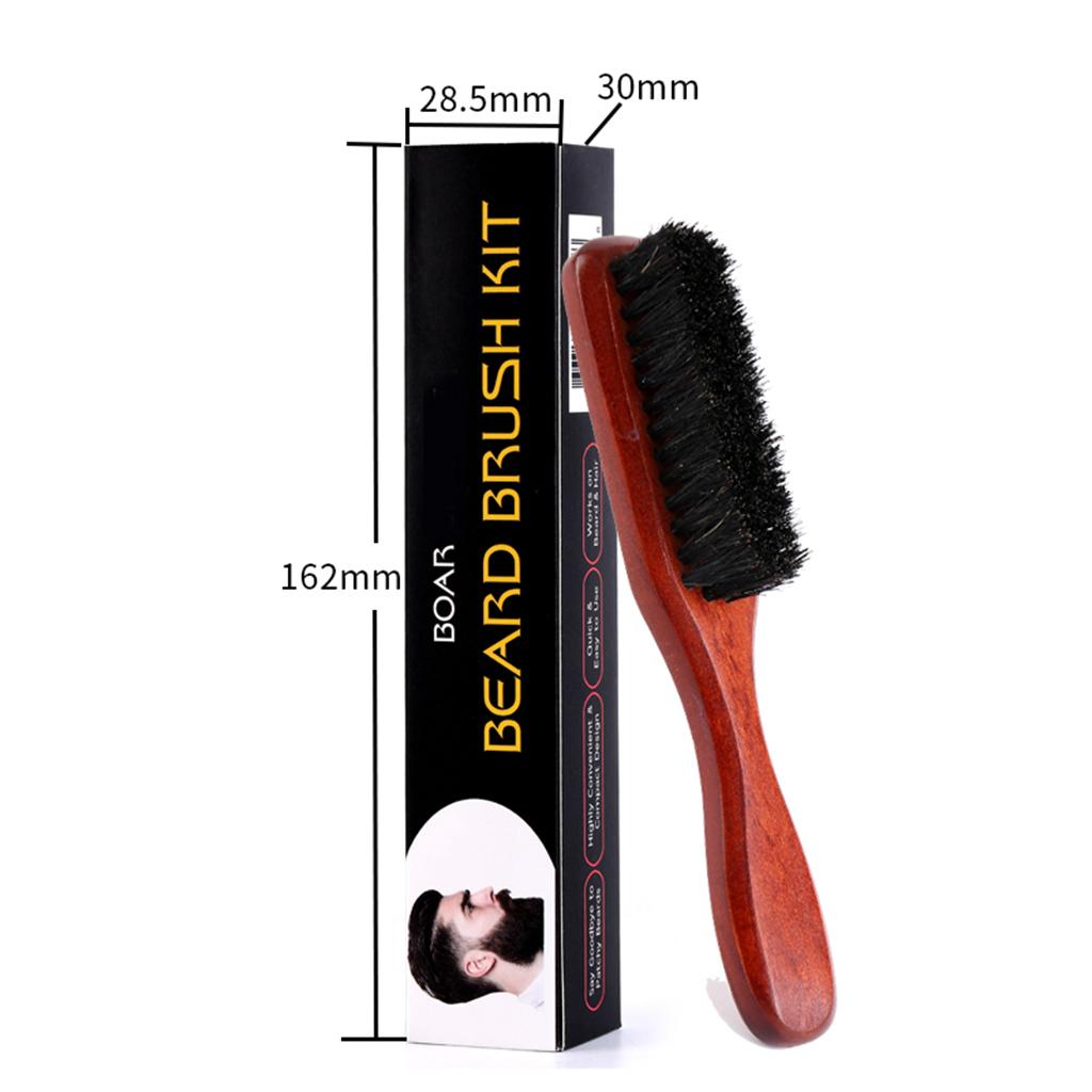Soft Wooden Beard Brush Men Gr - đánh giá và giá Men'S Grooming Barbershop