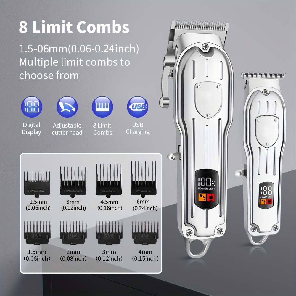 Professional Hair Clipper Set  - đánh giá và giá Men'S Grooming Electric Trimmer