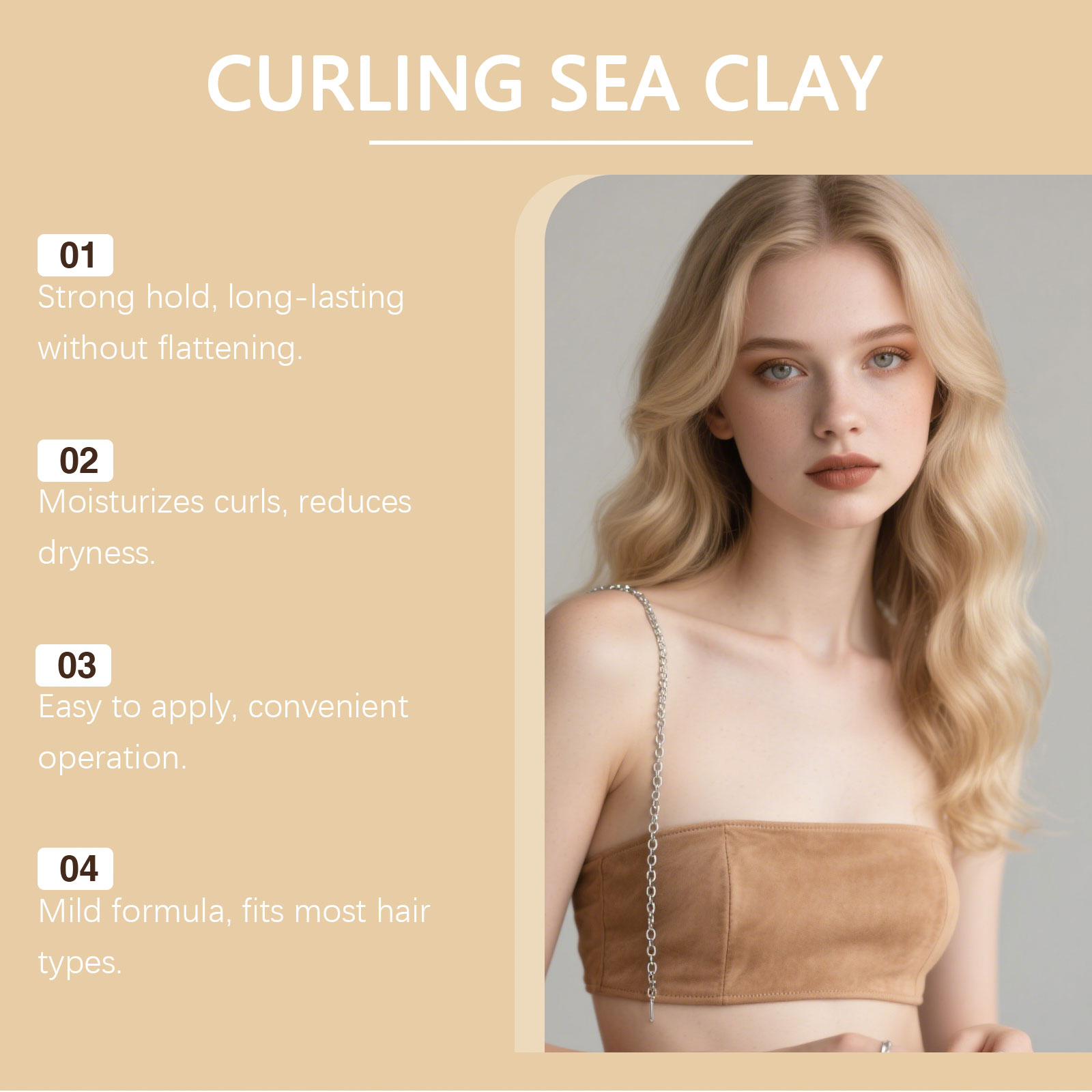 Curly Hair Styling Clay - Flex - đánh giá và giá Pomade Hair Clay