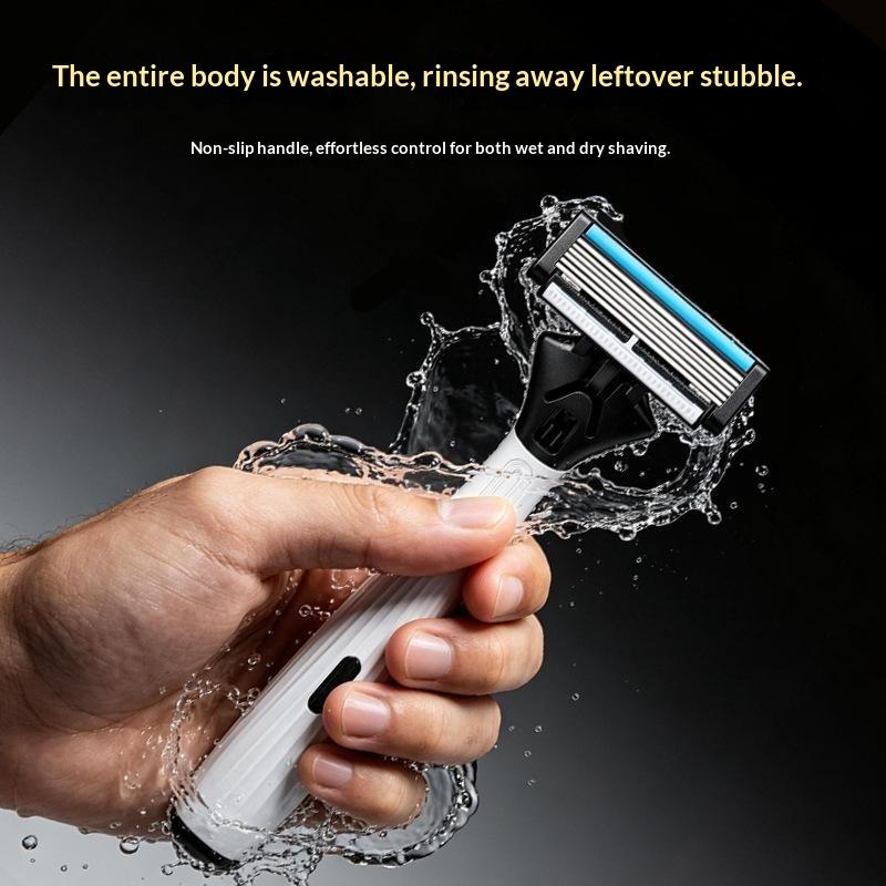 6 Blade Manual Shaving Razor f - đánh giá và giá Men Grooming Home
