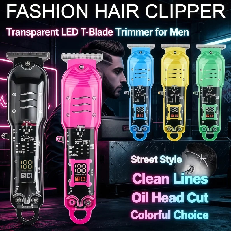 Transparent Electric Hair Clip - đánh giá và giá Men Grooming Home