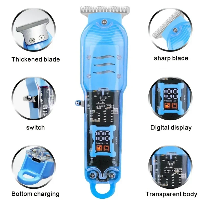 Transparent Electric Hair Clip - đánh giá và giá Men Grooming Home