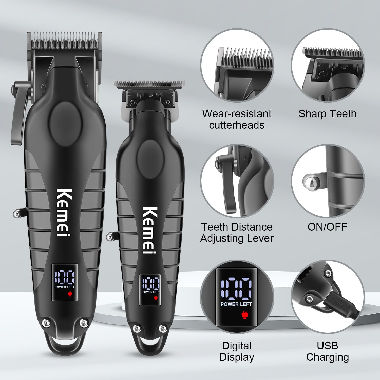 Kemei Hair Clipper Kit for Men - đánh giá và giá Hair Clipper Professional