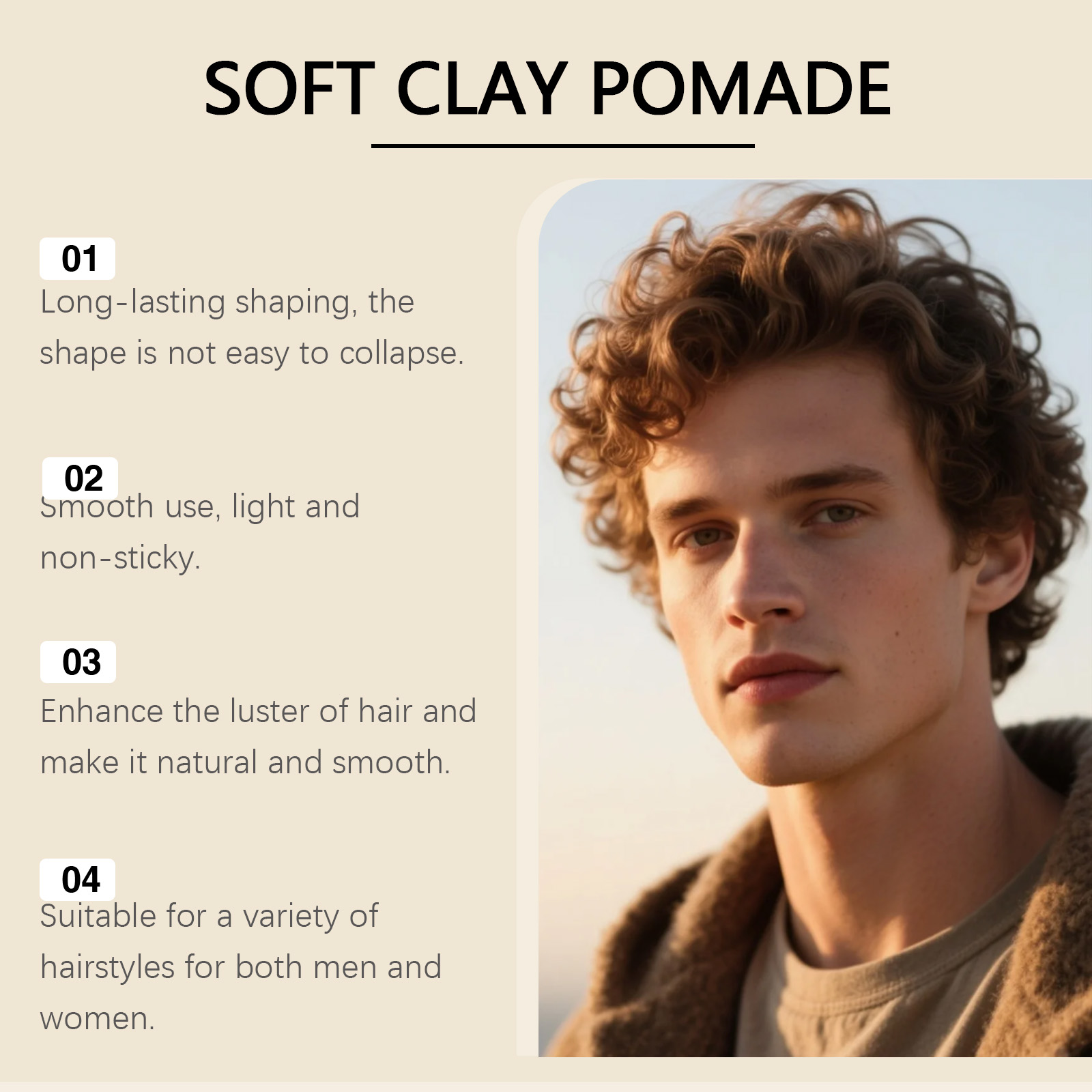 Original Hair Wax Long-Lasting - đánh giá và giá Pomade Hair Clay
