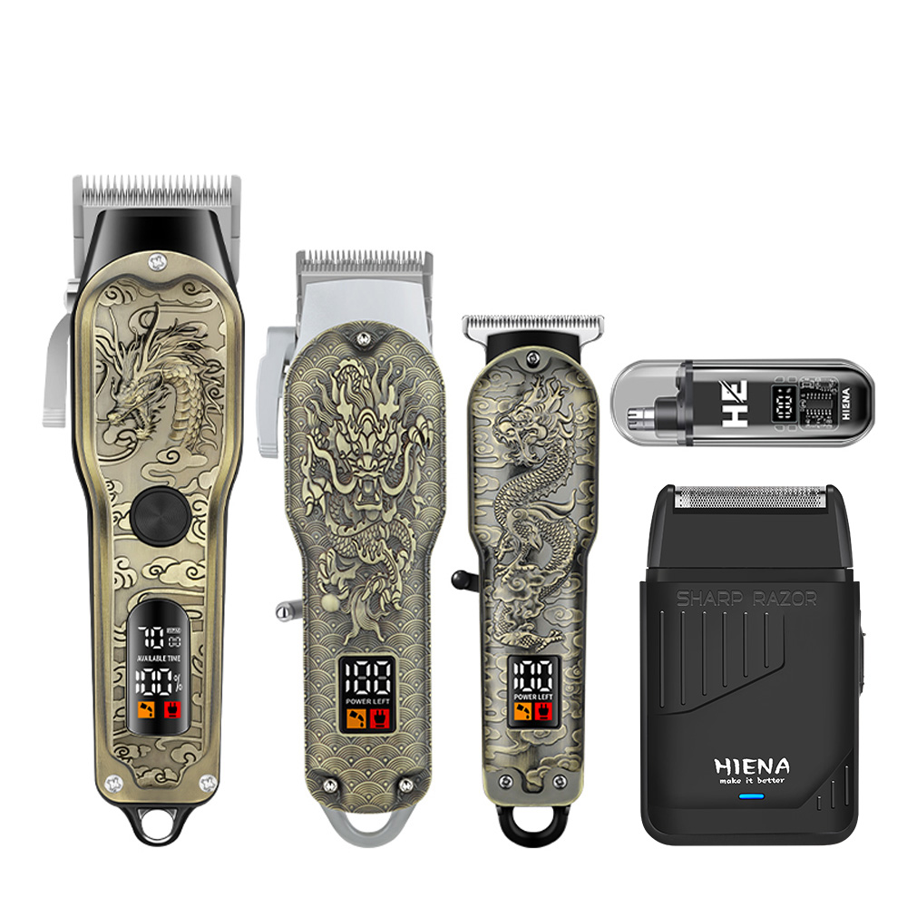 HIENA 5pcs Professional Hair C - đánh giá và giá Men'S Grooming Electric Trimmer