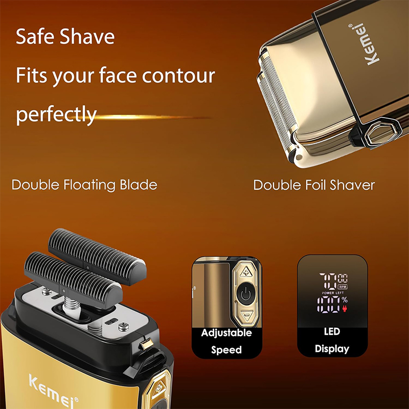 Kemei KM-TX10 T9 Hair Trimmer  - đánh giá và giá Men'S Grooming Electric Trimmer