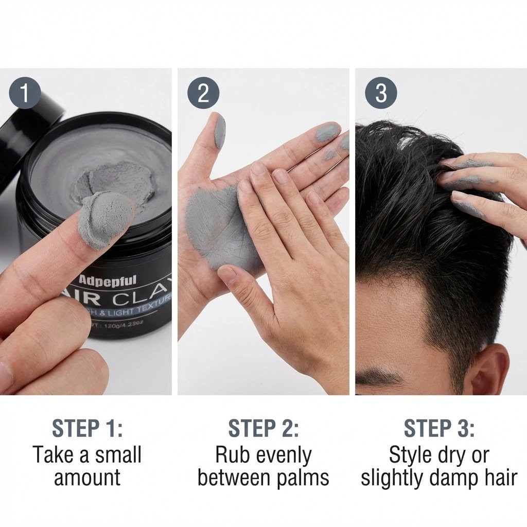 Matte Finish Hair Clay 120g No - đánh giá và giá Pomade Hair Clay