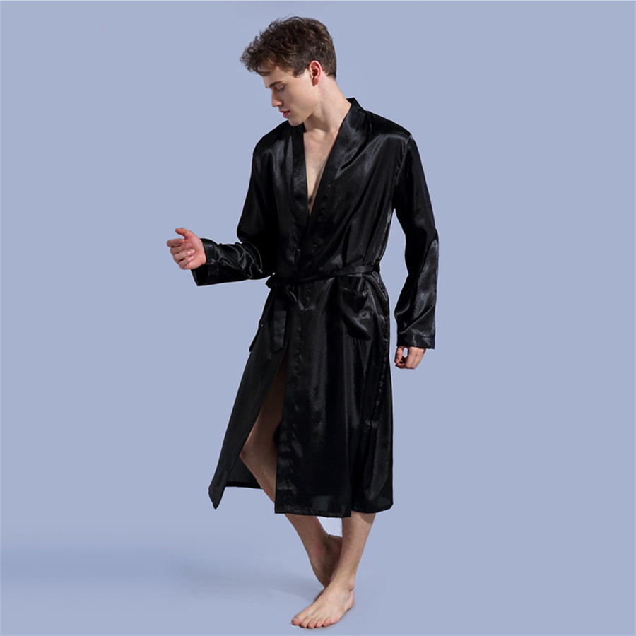 Groom Robe Emulation Silk Soft - đánh giá và giá Men Grooming Home