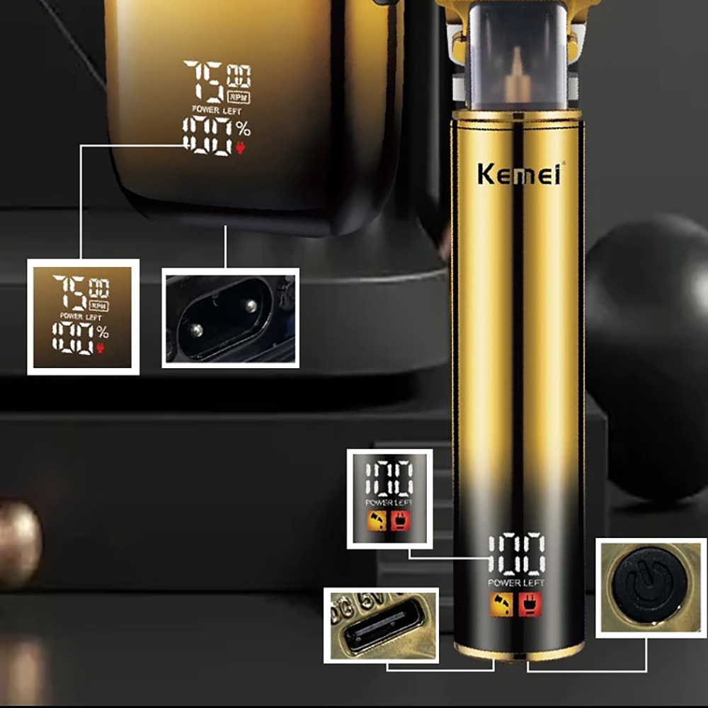 Kemei Hair Trimmer Electric Ra - đánh giá và giá Men'S Grooming Electric Trimmer