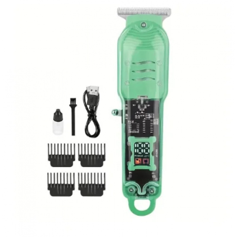 USB Rechargeable Transparent H - đánh giá và giá Men'S Grooming Electric Trimmer