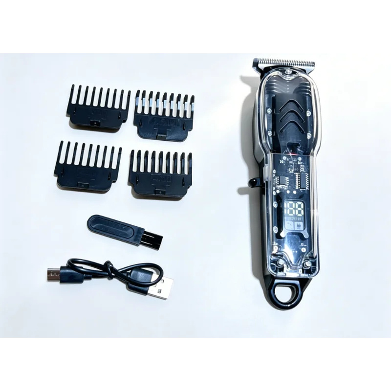 USB Rechargeable Transparent H - đánh giá và giá Men'S Grooming Electric Trimmer