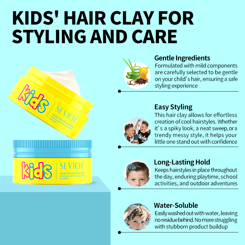 Sevich Health Children Hair St - đánh giá và giá Pomade Hair Clay